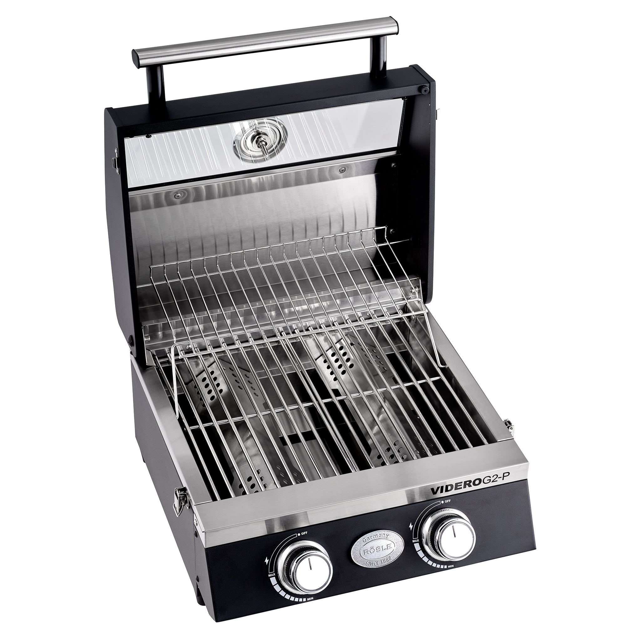 Rösle BBQ-Portable VIDERO G2-P 50 mbar, Grillrost aus Gusseisen, für 1 - 3 Personen, Detailansicht 4