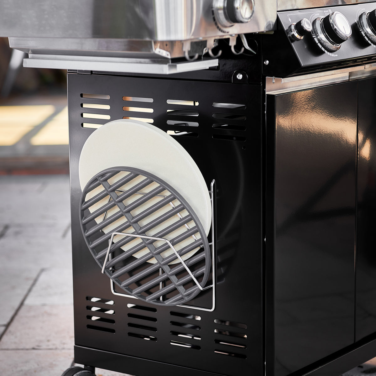 Rösle VIDERO G6-S Vario+ schwarz 50 mbar, Grillrost aus Gusseisen, für 1 - 20 Personen, Detailansicht 7