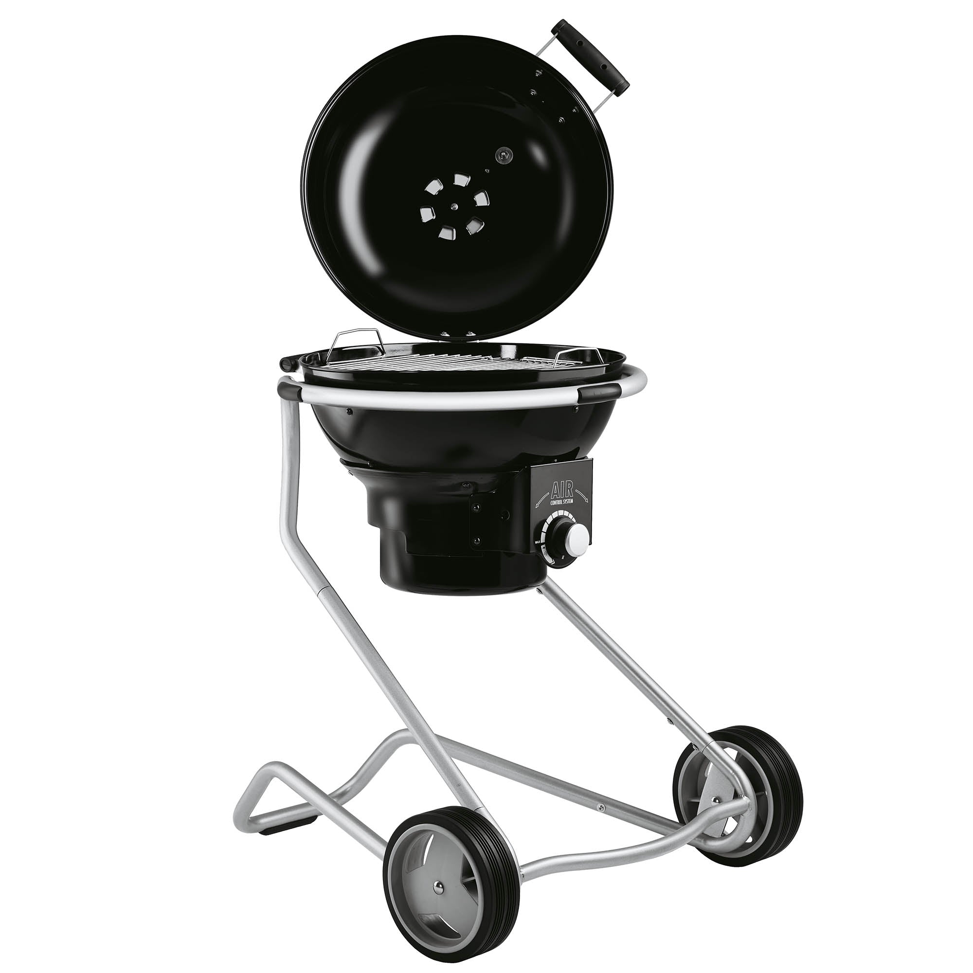 Rösle Holzkohle-Kugelgrill No.1 F50 AIR schwarz (Ø 50 cm), für 1 - 8 Personen, Detailansicht 1