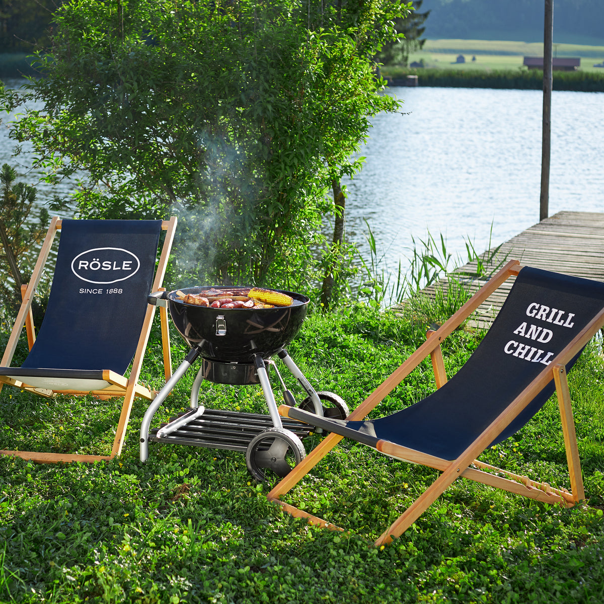 Rösle Smoker No.1 F50-S schwarz (Ø 50 cm), Detailansicht 5
