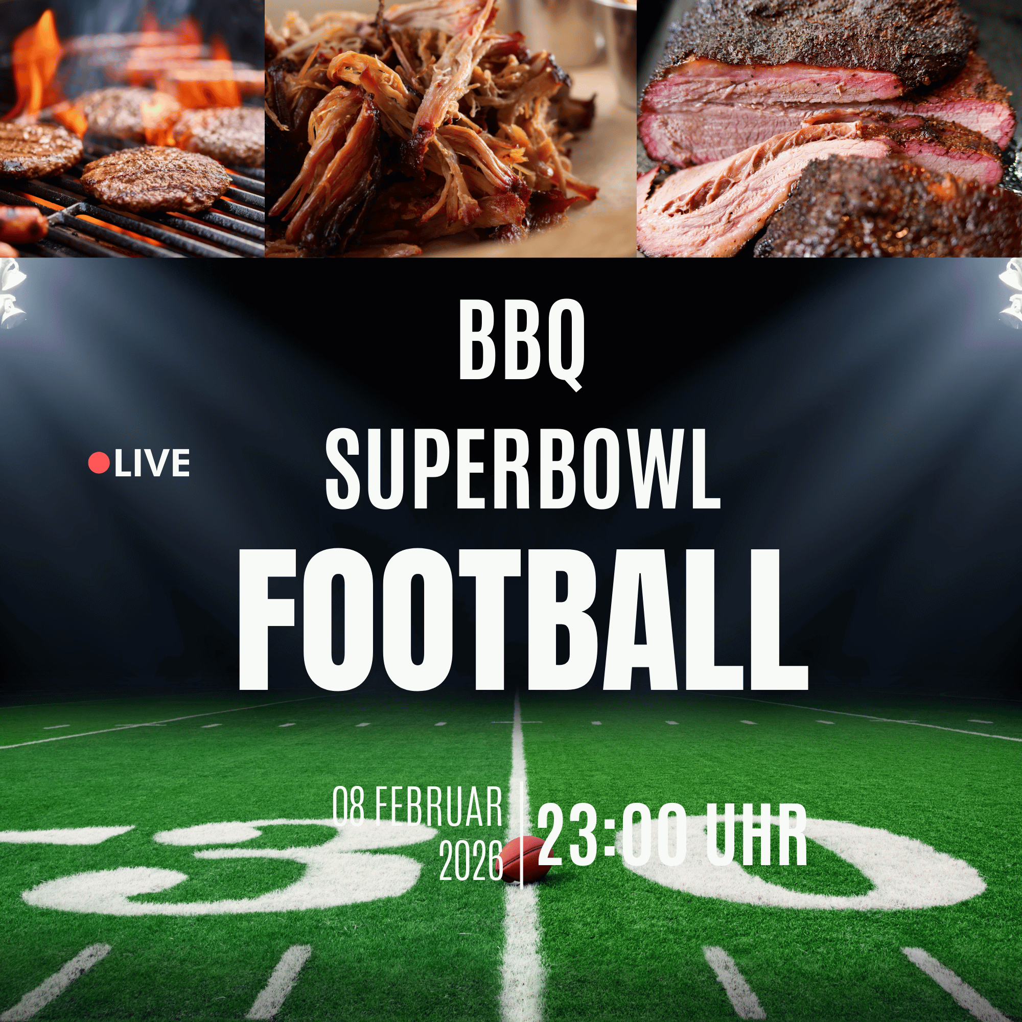 Grillgoods Super Bowl BBQ-Event 2026