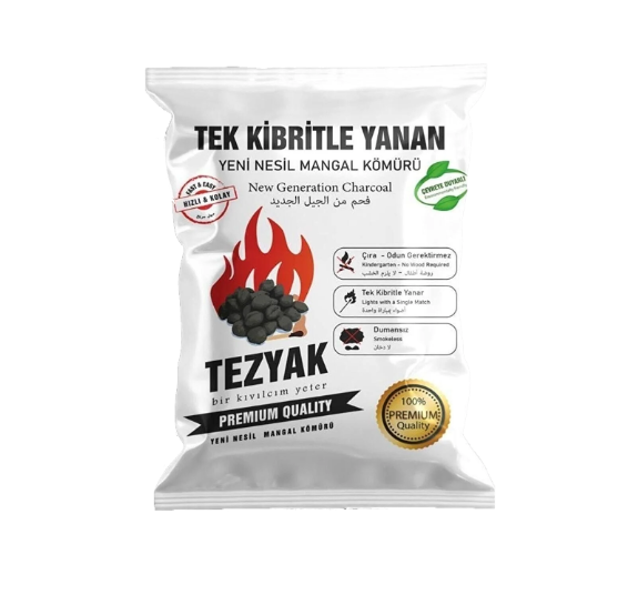 Tezyak Barbecue Charcoal - Holzkohle - 2kg