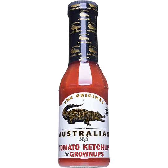 The Original Australian Tomato Ketchup For Grownups 355ml, Grillsauce