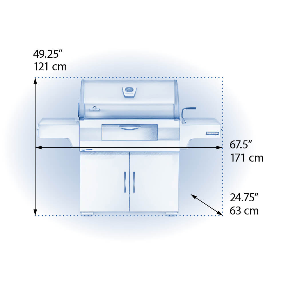 Napoleon PRO605 Holzkohlegrill, Grillrost aus Gusseisen, für 1 - 16 Personen, Detailansicht 8