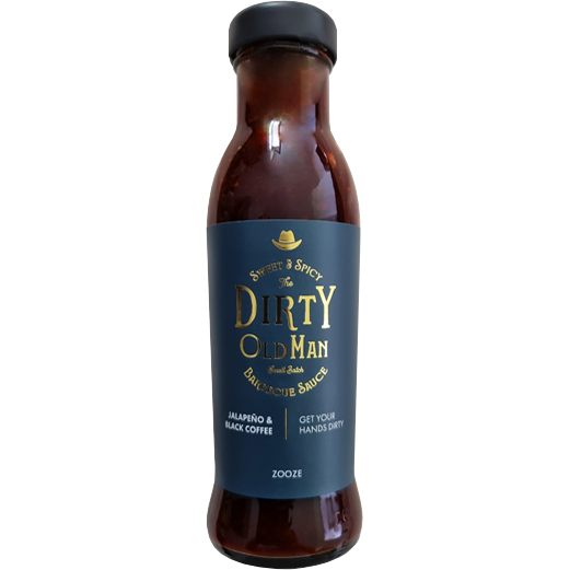 Zooze The Dirty Old Man BBQ Sauce, 260ml, Grillsauce