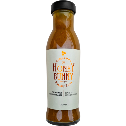 Zooze Honey Bunny Mustard Twist - Honig Senf Sauce, 260ml, Grillsauce