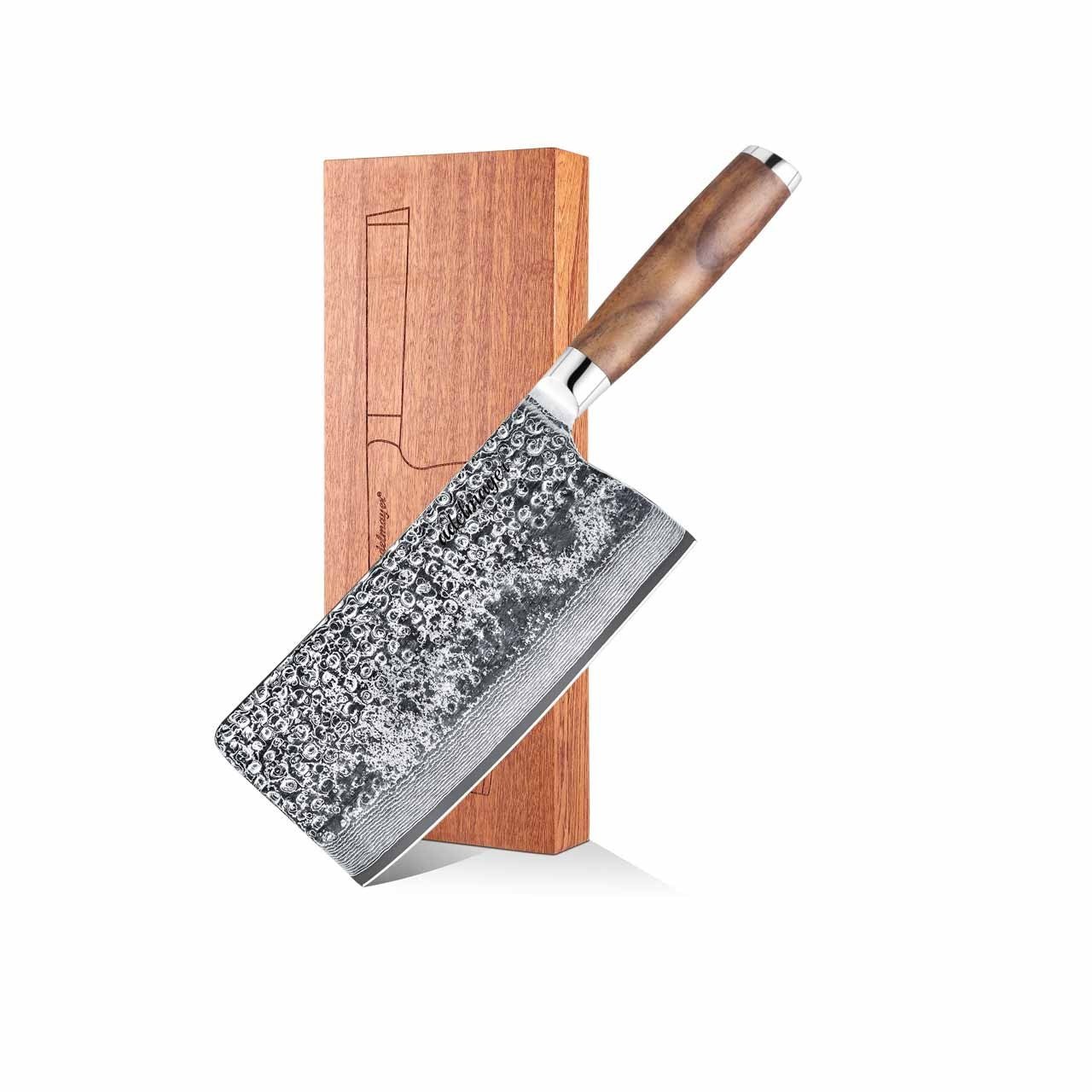 adelmayer Damast Hackmesser, 18, 3cm