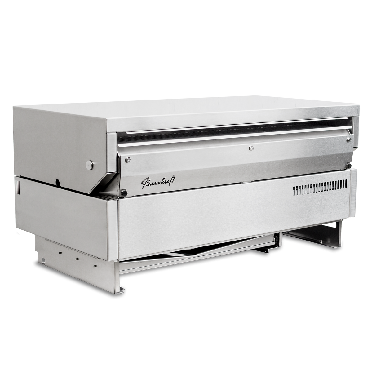 Flammkraft Block D (Gen. 5) Built-, Grillrost aus Edelstahlguss, für 1 - 15 Personen, Detailansicht 2