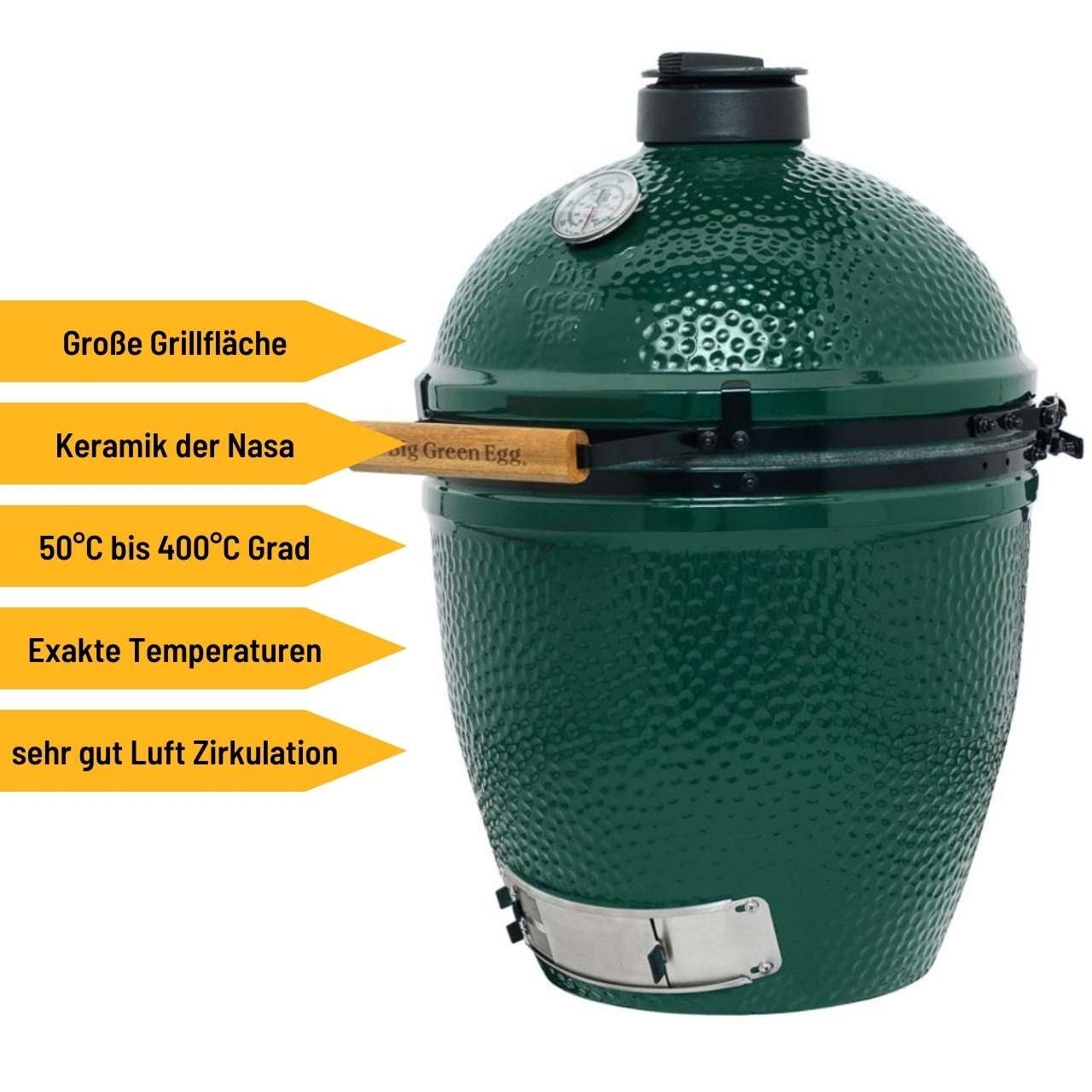 Big Green Egg Large, Keramikgrill, Detailansicht 6