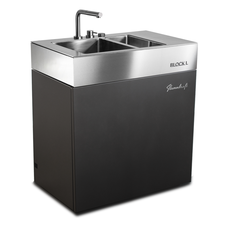 Flammkraft BLOCK L (Gen. 5) Spülmodul - Tiefumbra