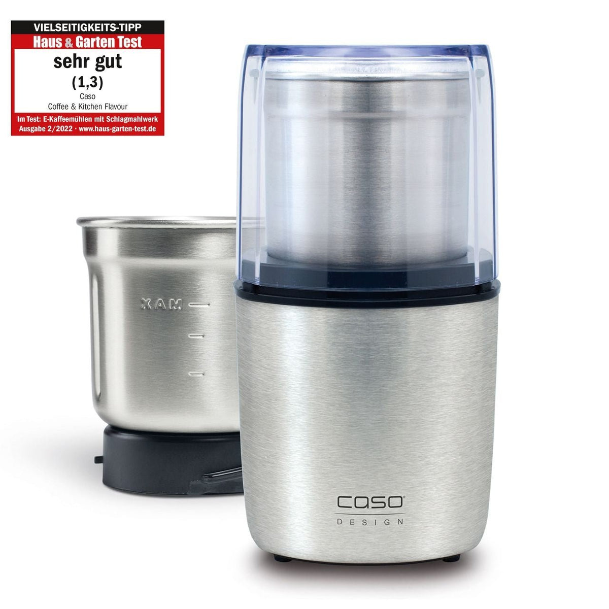 CASO Coffee & Kitchen Flavour Kaffee- und Gewürzmühle mit Zerkleinerer - Ansicht 1