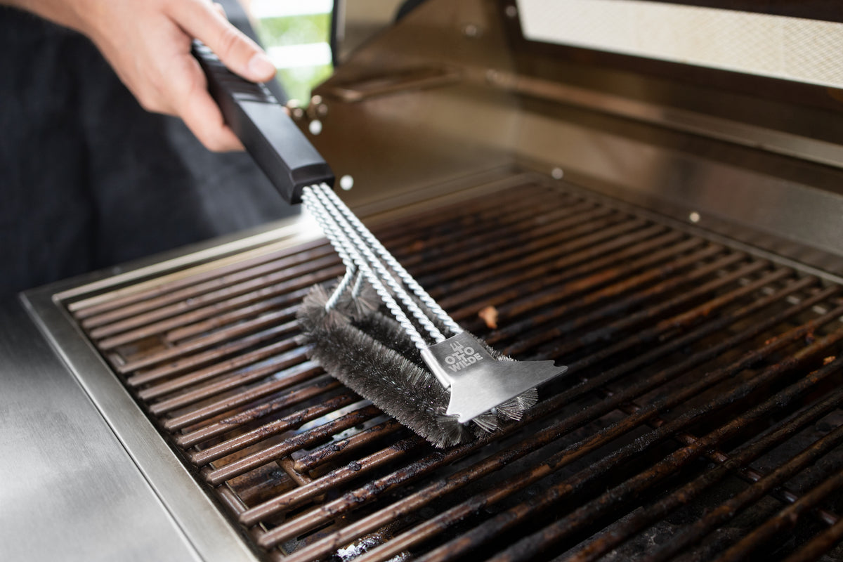 Otto Wilde Grillbürste, Edelstahl, Detailansicht 6
