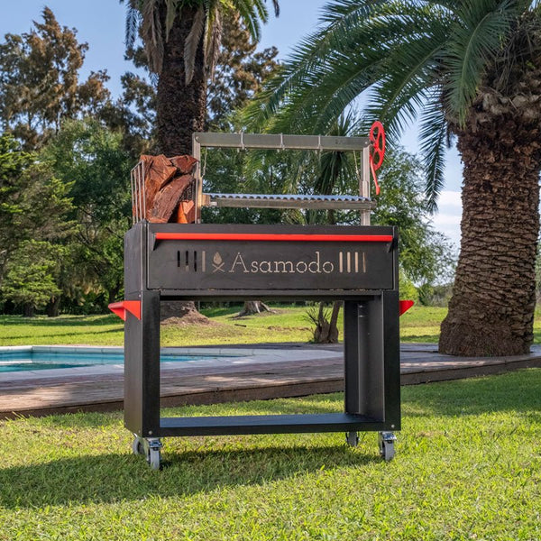 Asamodo - Der Brasa - Argentinischer Holzkohlengrill, Grillrost aus Edelstahl, für 1 - 15 Personen, Detailansicht 1
