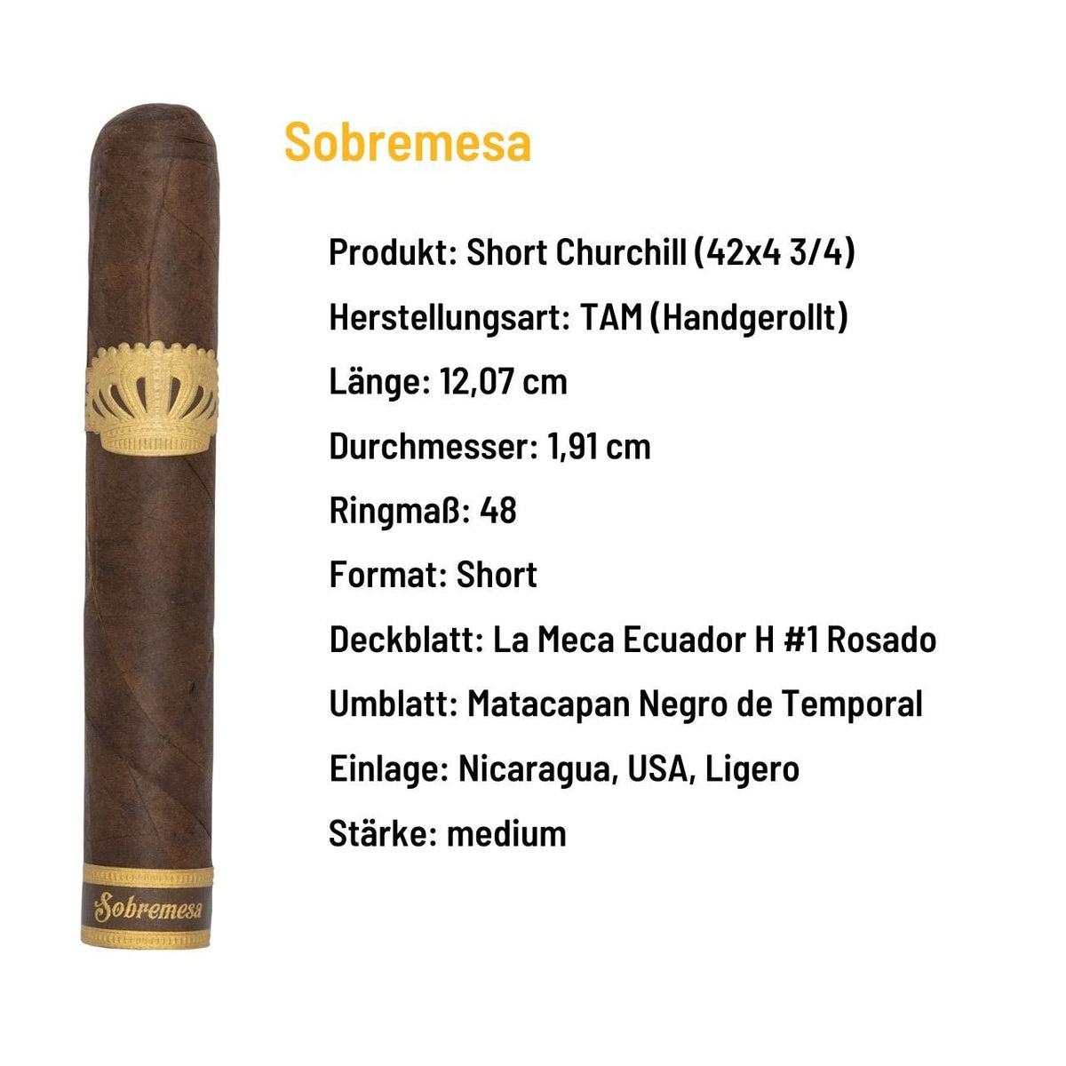 Dunbarton Sobremesa Short Churchill, Detailansicht 1