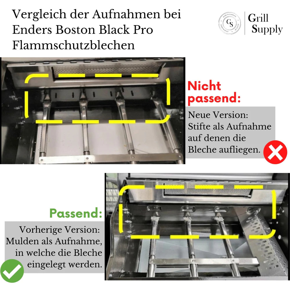 BABOSSA Flammschutzblech, Rösle Videro/ AllFlame, Detailansicht 7
