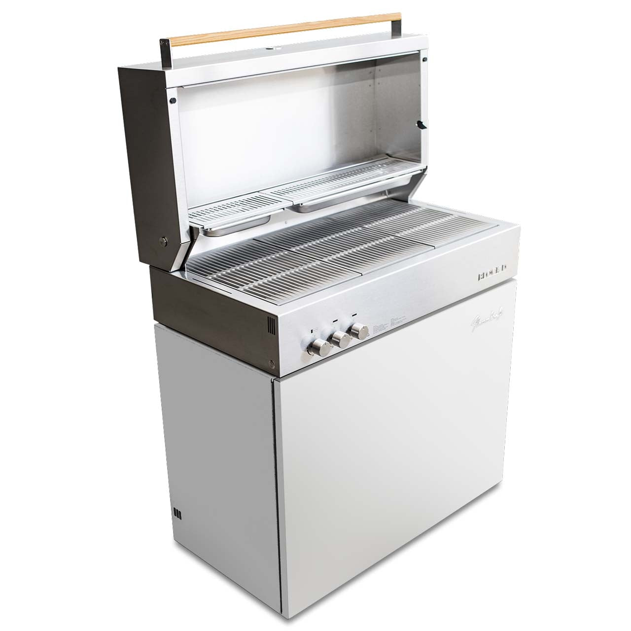 Flammkraft Gasgrill Block D Gen.5 Elfenbeinweiß, Detailansicht 4