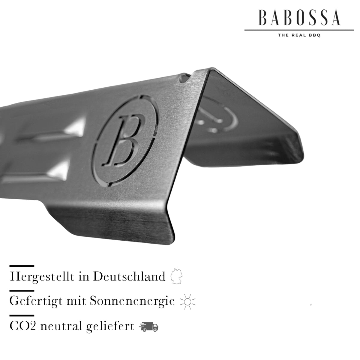 BABOSSA Flammschutzblech, Weber Spirit 310/ 320, Grillzubehör, Detailansicht 2