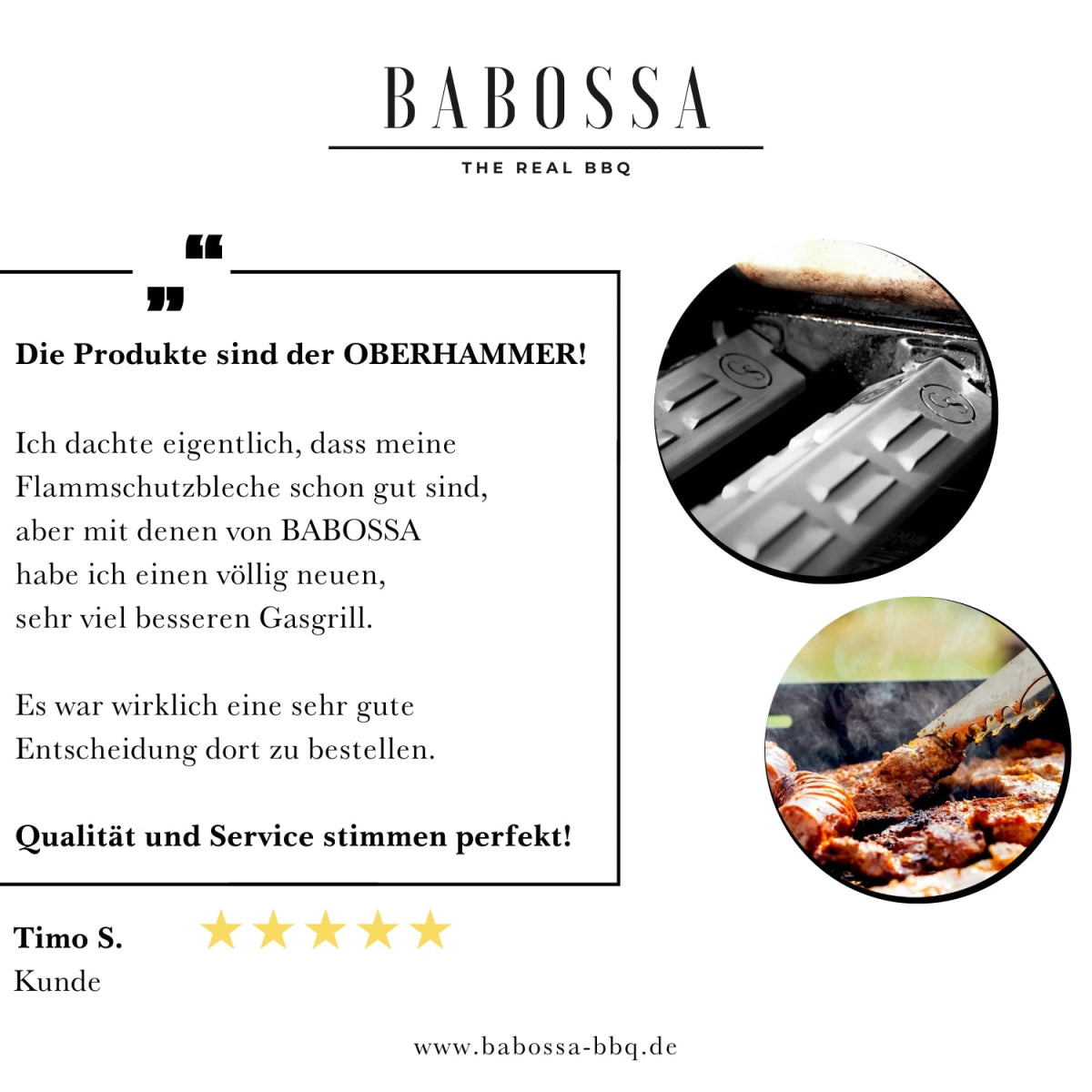 BABOSSA Flammschutzblech, Weber Genesis, Grillzubehör, Detailansicht 6