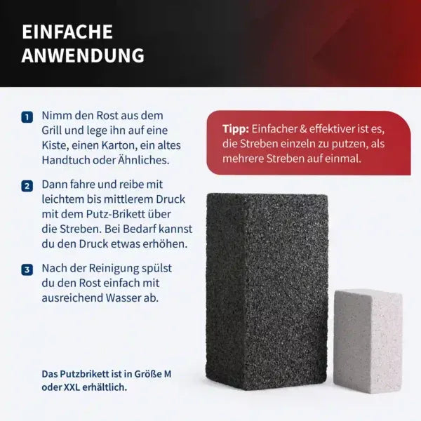 McBrikett Fusl Putz-Brikett Reinigungsstein, XXL, Detailansicht 1