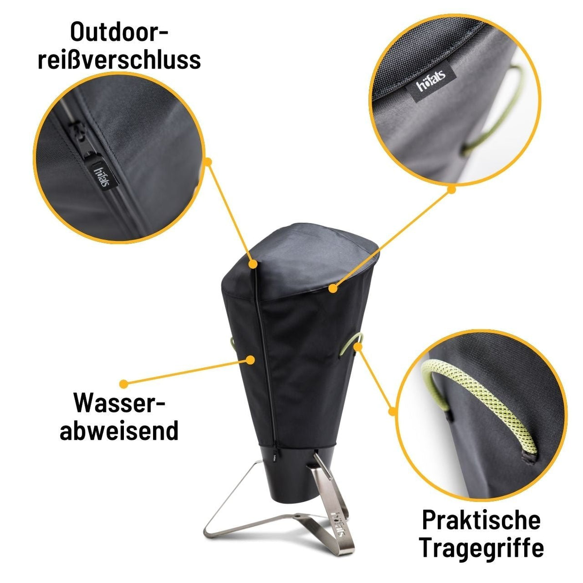 Höfats Abdeckhaube, CONE, Grillzubehör, Detailansicht 1