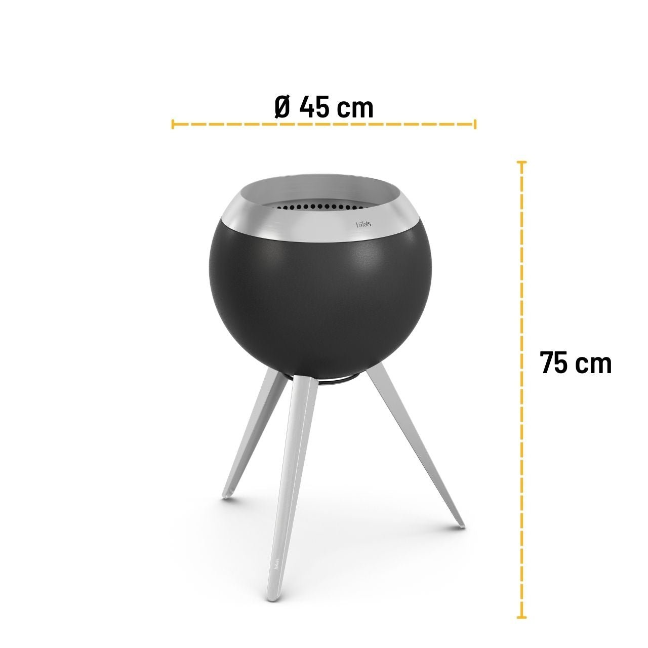 Höfats MOON 45 Feuerschale mit hohem Fuß, Detailansicht 8