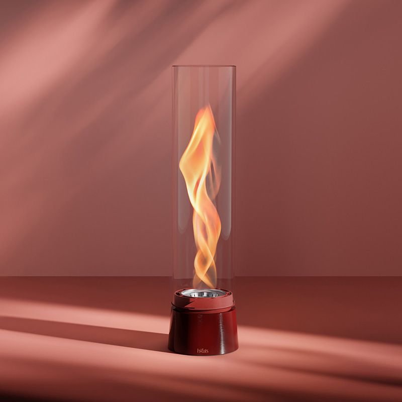 Höfats SPIN air 1200 Tischfeuer Emaille rot