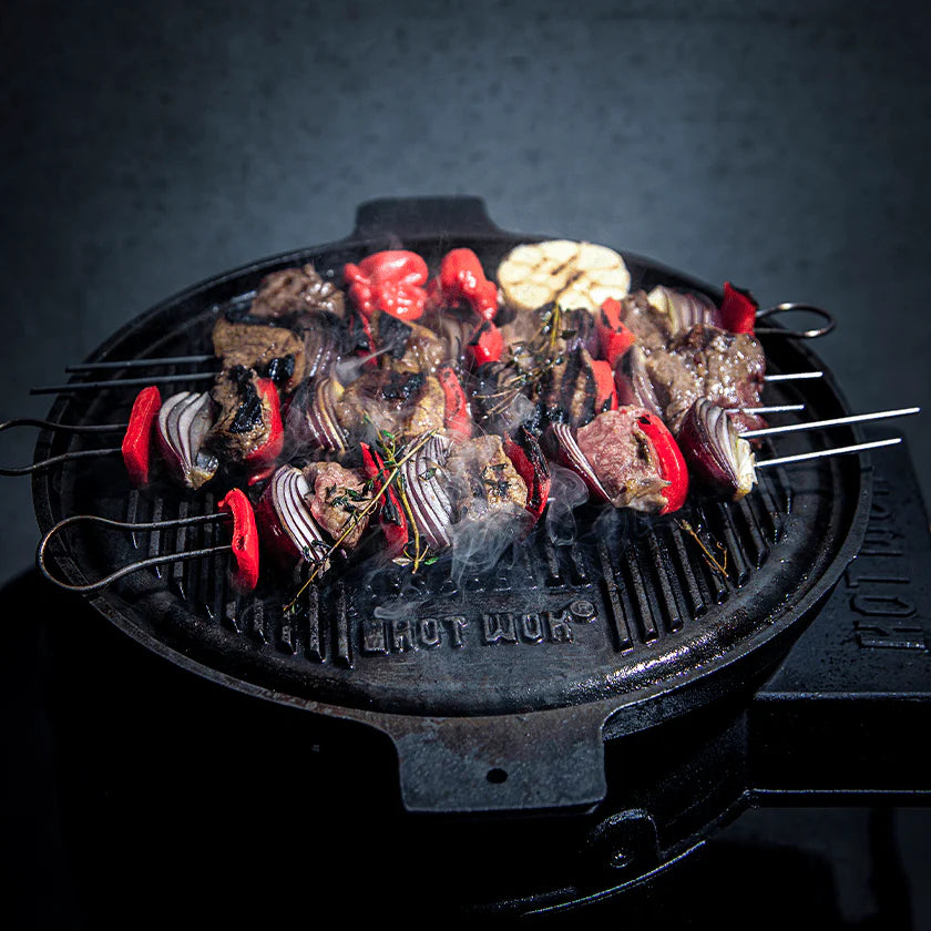 Hot Wok Gussplatte, Ø32, 5cm, Grillzubehör, Detailansicht 2