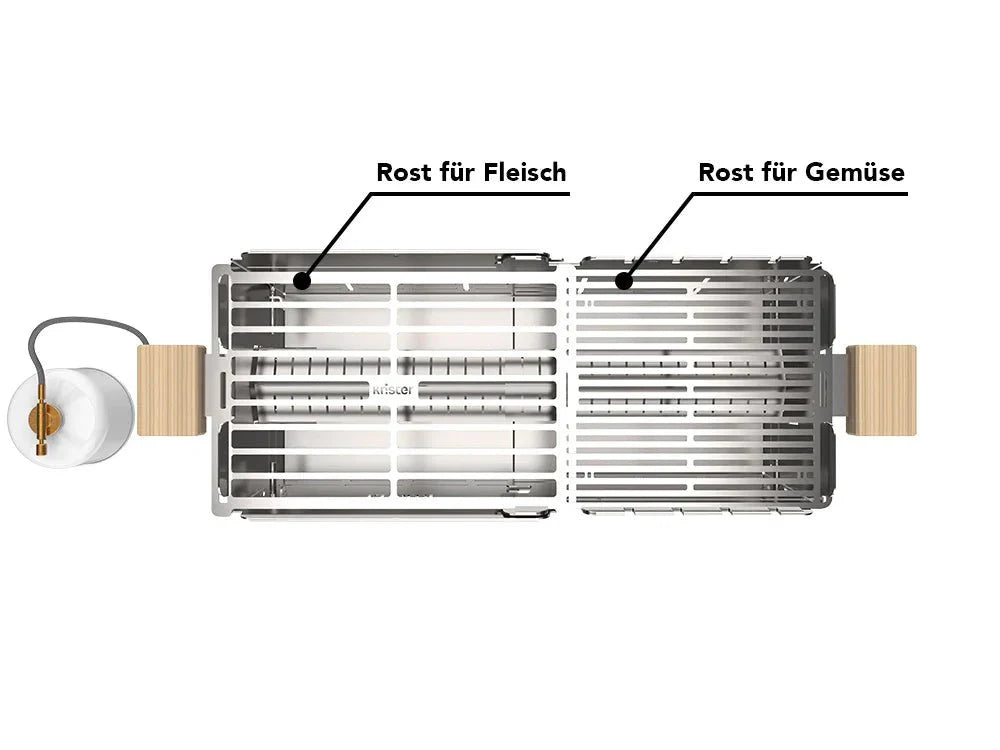 Knister Gasgrill Hero, Detailansicht 2
