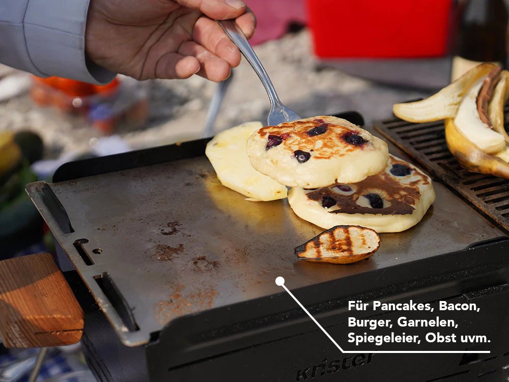 Knister Plancha, Detailansicht 1