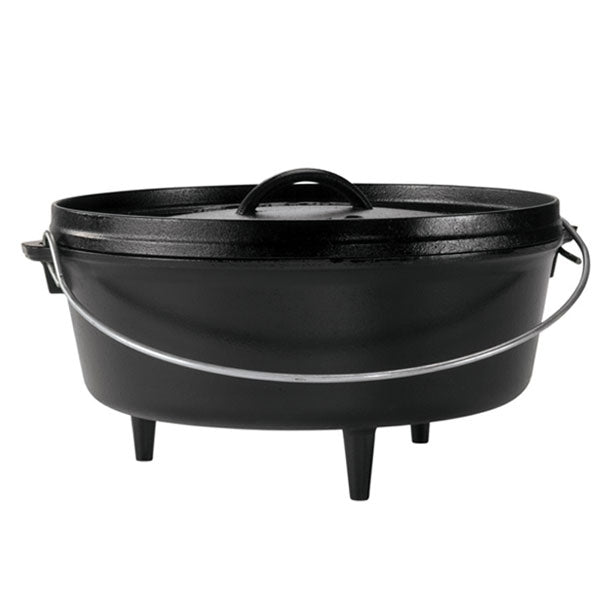 Lodge Camp Dutch Oven (flach), mit Füßen 30, 5cm