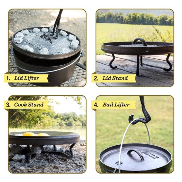 Lodge Dutch Oven Tool, 4 in 1, Detailansicht 1