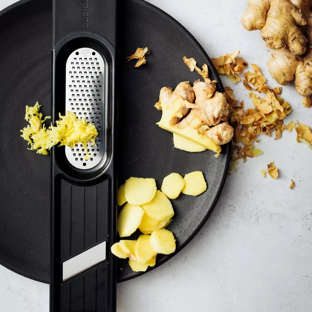 Microplane Ingwer-Reibe, 3in1 Schwarz, Detailansicht 2