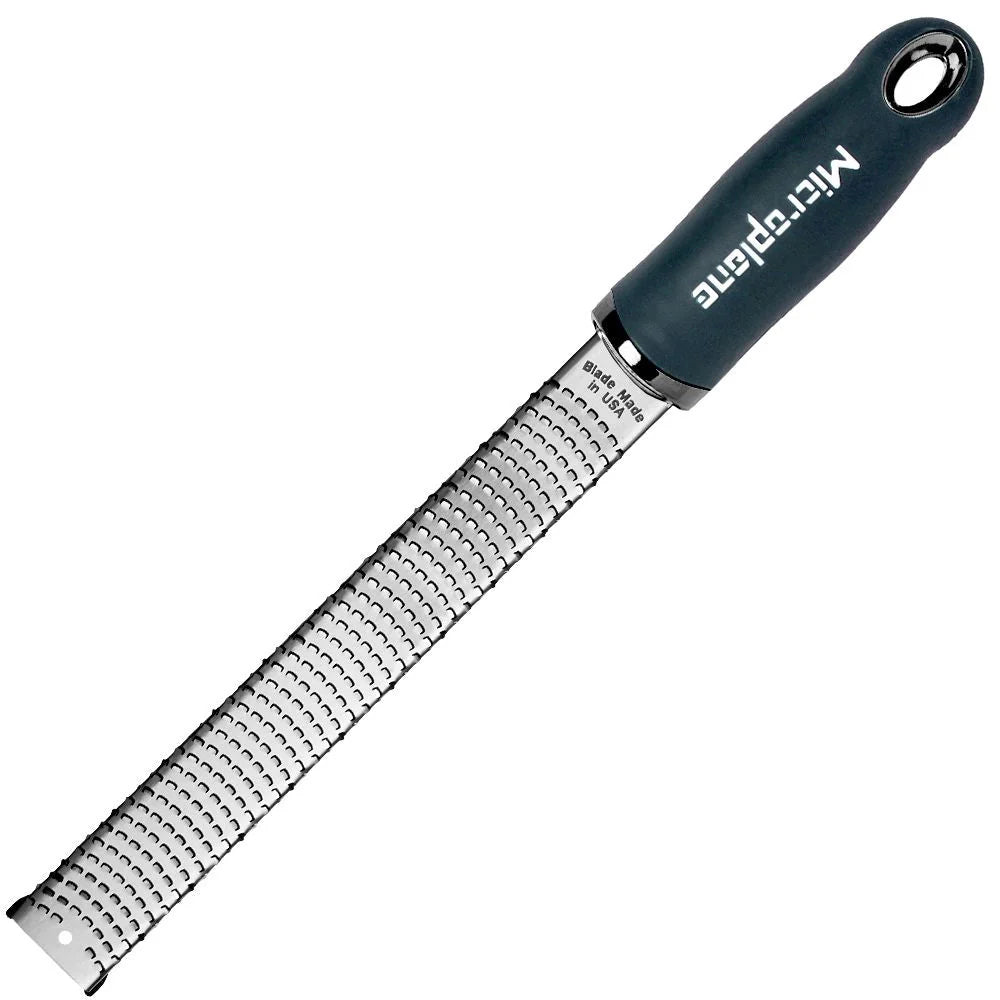 Microplane Premium Zester-Reibe, Anthrazit Grau, Grillzubehör