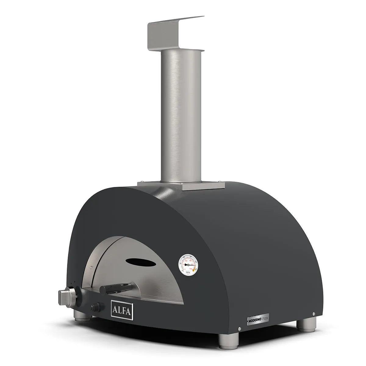 Alfa Forni Moderno 1 Pizza, Gas/Hybrid, grau Produktbild