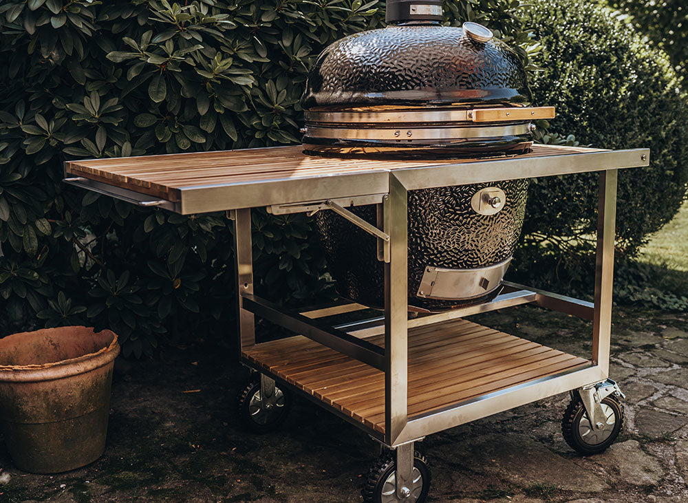 Monolith LeChef Pro 2.0, Schwarz, Grillrost aus Edelstahl, für 1 - 12 Personen, Detailansicht 6