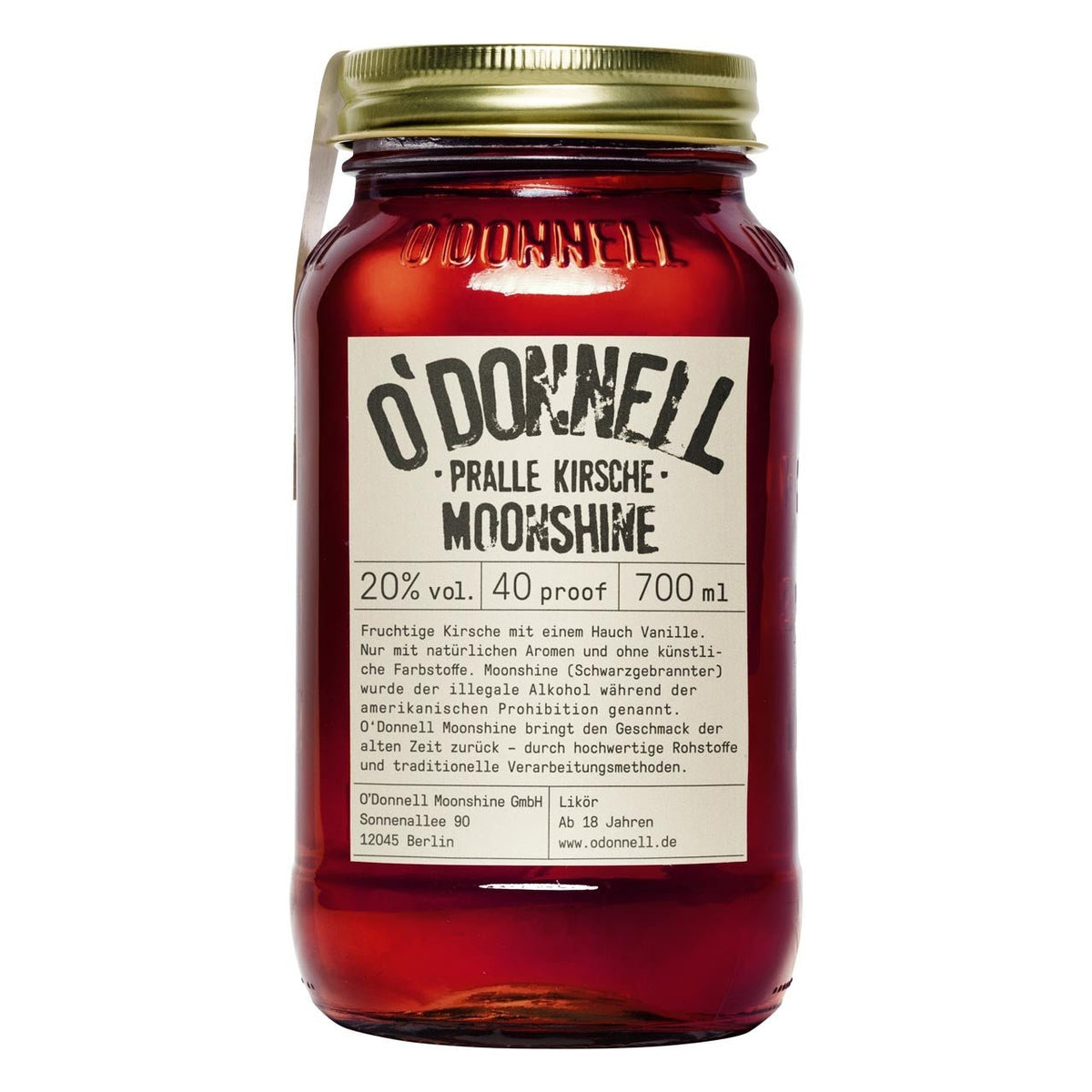 O`Donnel O'Donnell Pralle Kirsche, 700ml