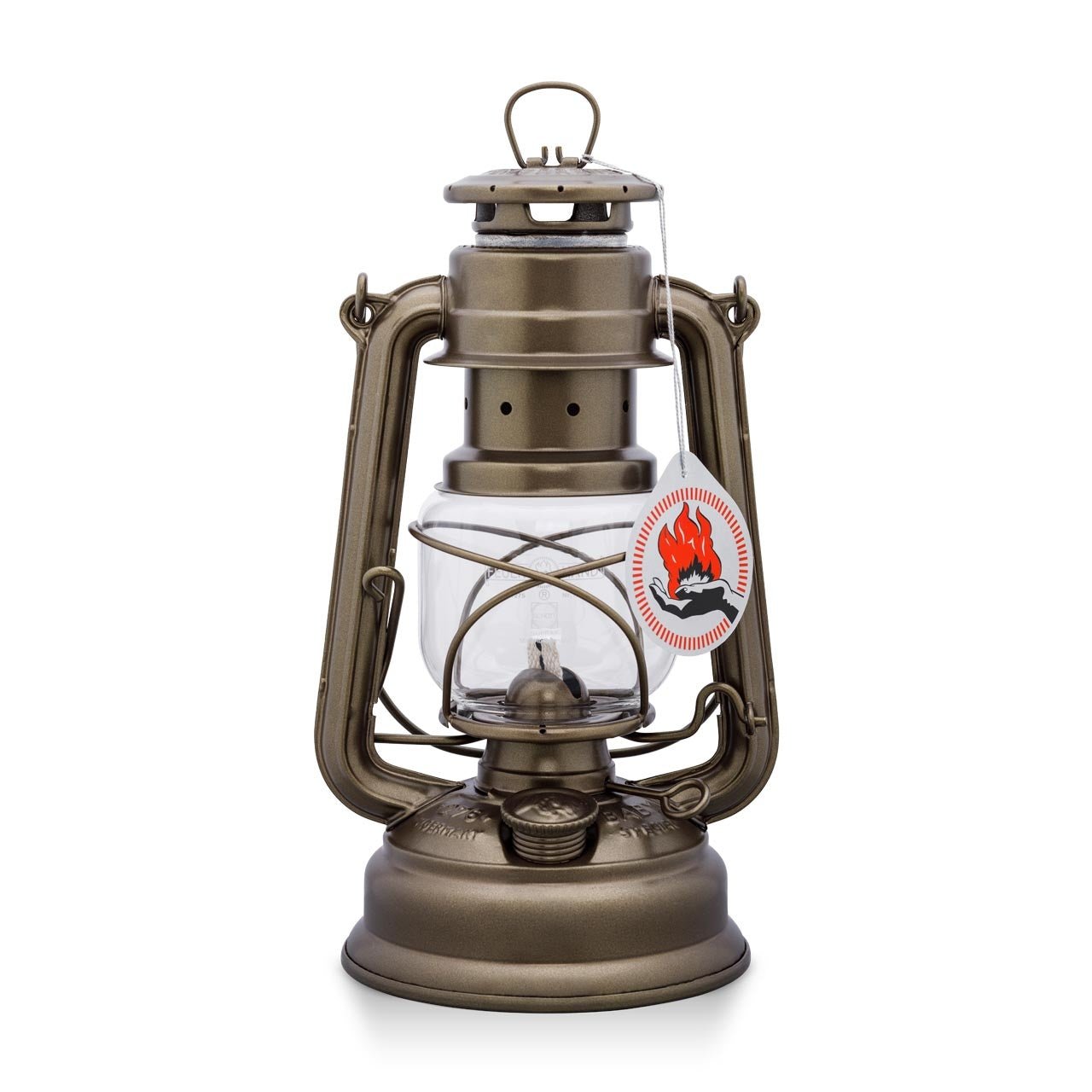Feuerhand Sturmlaterne 276, Bronze, Campingzubehör
