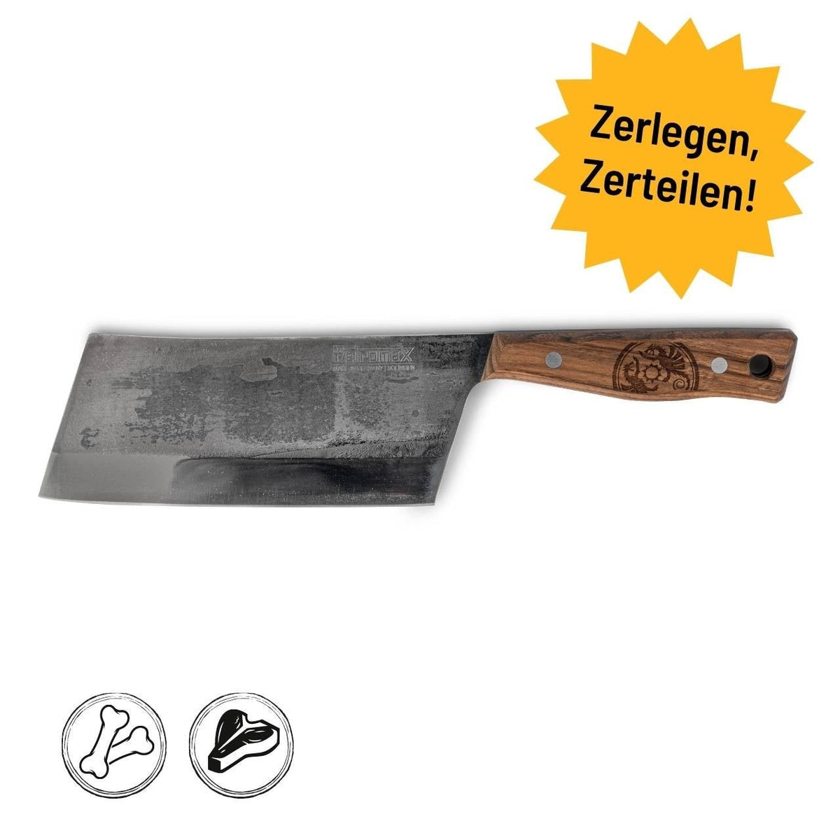 Petromax Hackmesser, 17 cm, Messer, Detailansicht 4
