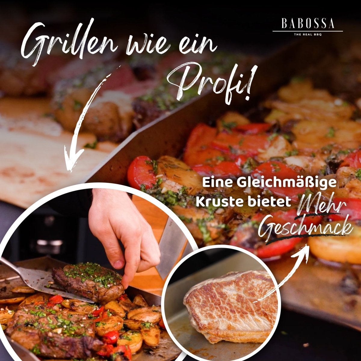 BABOSSA Plancha 2.0, Universal Large, Grillzubehör, Detailansicht 5