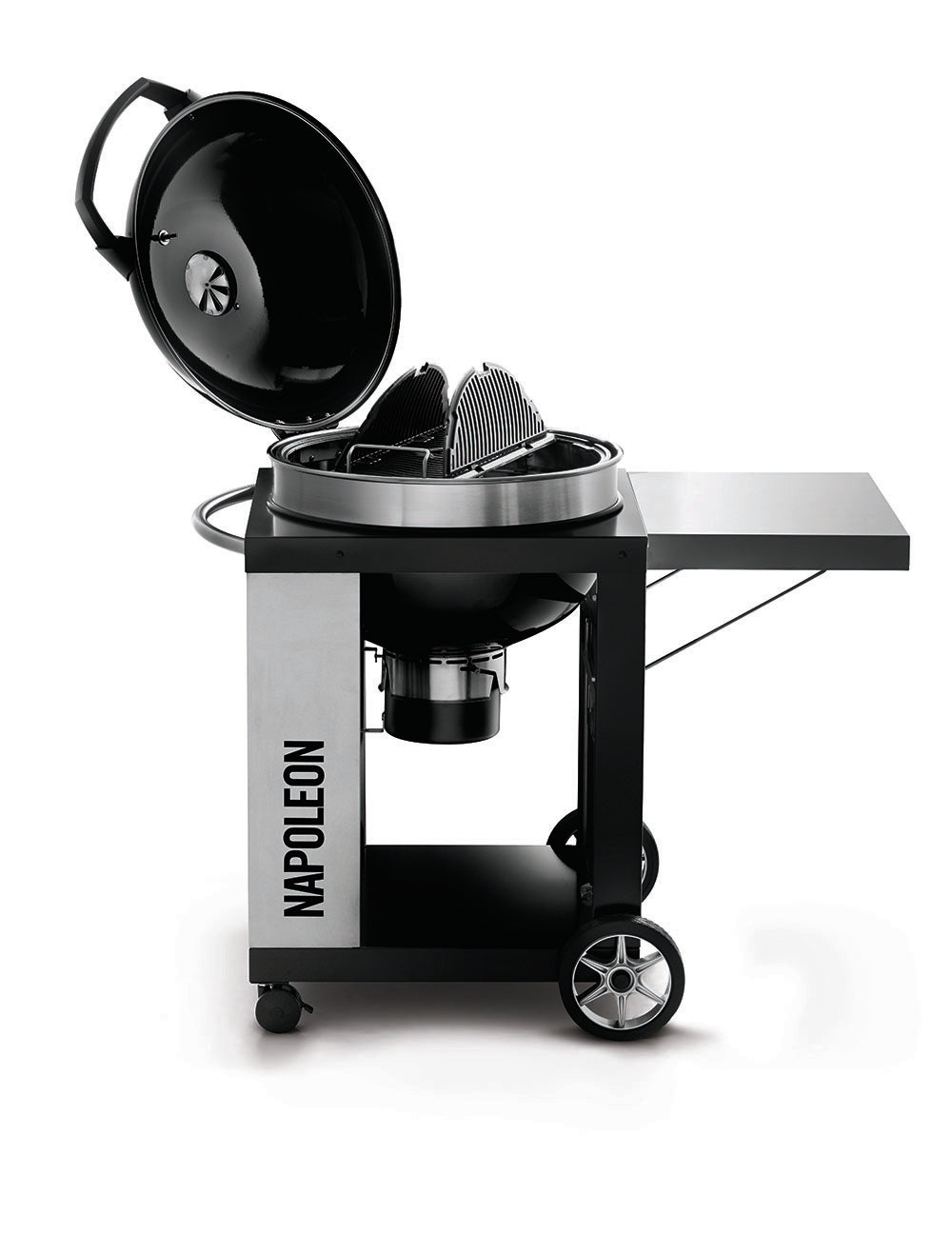 Napoleon Holzkohle Kugelgrill, Ø57cm in Rollwagen mit Gussrost, für 1 - 8 Personen, Detailansicht 1