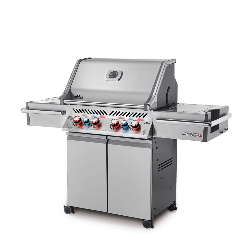 Napoleon Prestige PRO 500, Edelstahl inkl. Drehspieß, Grillrost, für 1 - 16 Personen, Detailansicht 1