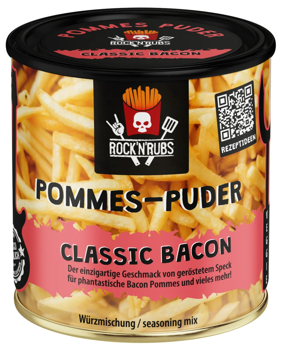 Rock n' Rubs Rock 'n' Rubs Pommes-Puder, Classic Bacon 150 g, Gewürz
