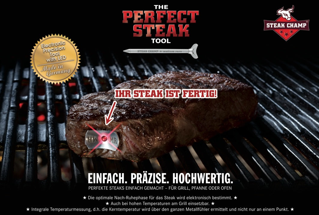Steak Champ SteakChamp Thermometer - medium well, Detailansicht 7