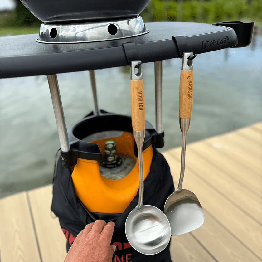 Hot Wok Tisch für Kragengasflaschen, Grillzubehör, Detailansicht 1