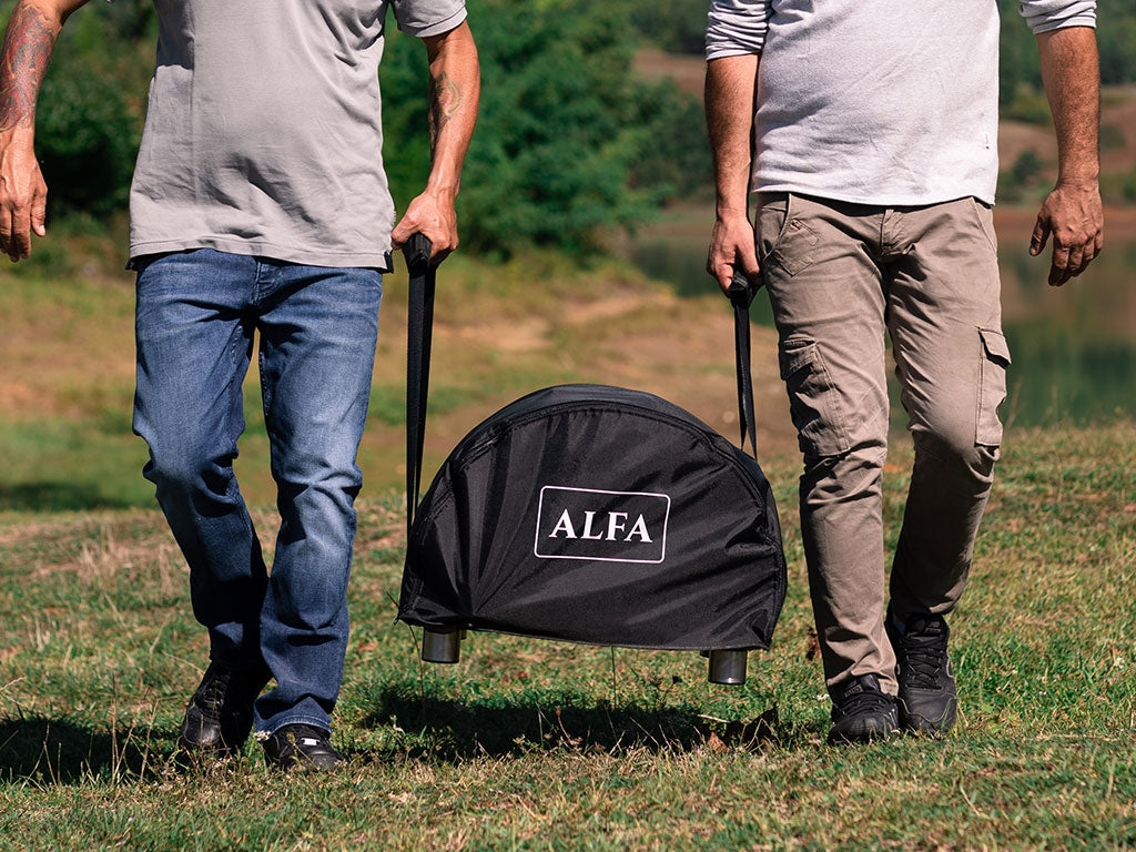 Alfa Forni Moderno Portable, Gas, Grau, Pizzaofen, Detailansicht 5