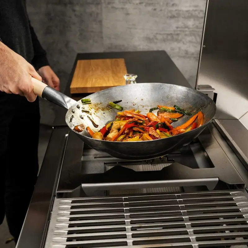 Kochen mit dem Flammkraft Wok