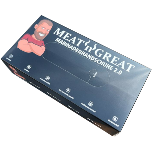 Meat 'n' Great Marinadenhandschuhe 2.0, Schwarz, Grillzubehör