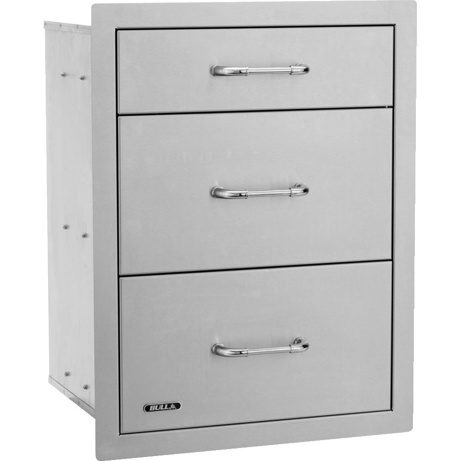 Bull Schublade, Triple, Außenküche, Detailansicht 1