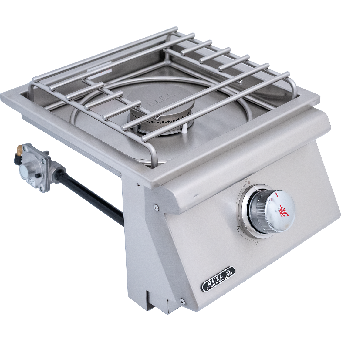 Bull Seitenbrenner Pro mit drehbarem Rost Built-, Grillrost aus Edelstahl, Detailansicht 1