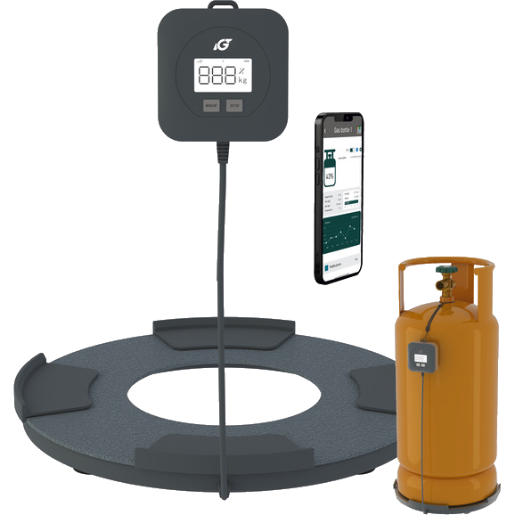 IGT iGasView digitale Gasflaschenwaage, Grillzubehör